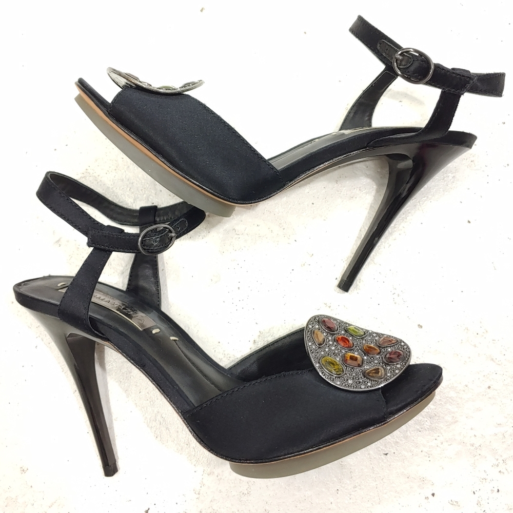 BCBGMAXAZRIA STILETTO HEEL WITH ANKLE STRAP